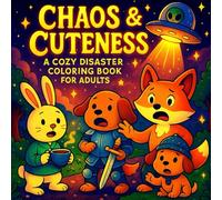 Chaos & Cuteness: A Cozy Disaster Coloring Book for Adults: A Hilariously Chaotic Coloring Escape Featuring Adorable Animal Survivors