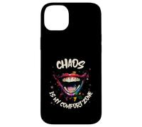 Chaos Is My Comfort Zone (Dichiarazione divertente e grafica da clown) Custodia per iPhone 14 Plus