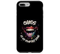 Chaos Is My Comfort Zone (Dichiarazione divertente e grafica da clown) Custodia per iPhone 7 Plus/8 Plus