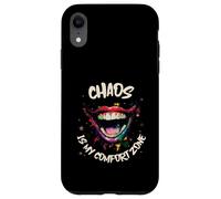 Chaos Is My Comfort Zone (Dichiarazione divertente e grafica da clown) Custodia per iPhone XR