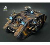 Chaos Land Raider Inferno warhammer 40K COMMISSIONE dipinto