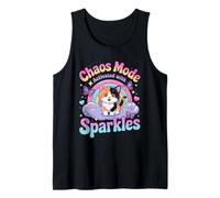 Chaos Mode Activated With Sparkles Fun Kitten Canotta