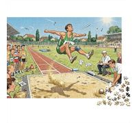 Chaos nell'ultimo tentativo del salto in lungo Puzzle in Legno Impermeabile Puzzles Da 1000 Pezzi Per Adulti Colorati Giochi Educativi