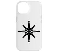 Chaos Star Simbolo Punk Metal Pentagramma Anarchia Occulto Satana Custodia per iPhone 14