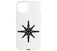 Chaos Star Simbolo Punk Metal Pentagramma Anarchia Occulto Satana Custodia per iPhone 15 Plus