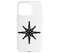 Chaos Star Simbolo Punk Metal Pentagramma Anarchia Occulto Satana Custodia per iPhone 15 Pro Max