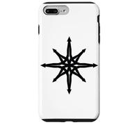 Chaos Star Simbolo Punk Metal Pentagramma Anarchia Occulto Satana Custodia per iPhone 7 Plus/8 Plus