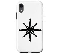 Chaos Star Simbolo Punk Metal Pentagramma Anarchia Occulto Satana Custodia per iPhone XR
