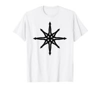 Chaos Star Simbolo Punk Metal Pentagramma Anarchia Occulto Satana Maglietta