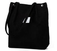 CHAOTEMAI Borsa Donna Borsa Tracolla Donna Shopping Bag Donna Tote Bag Tela Tracolla Grande Borsa in Corda Spessa e Idrorepellente per Donne Borsa per La Spesa Casual per Viaggi Incontri Lavoro（nero）