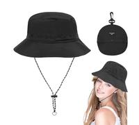 CHAOTEMAI Cappello Pioggia Donna Circonferenza 21-24in Cappello Donna Pieghevole Impermeabile Safari Cappello Pescatore Uomo Tesa Larga Asciugatura Rapida Estate Spiaggia Viaggio Escursioni(Cachi)