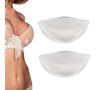 CHAOTEMAI Una Coppia Coppette Assorbilatte Inserti Reggiseno in Silicone Reggiseno Push up Imbottitura Reggiseno Push up Reggiseno Invisibile Coppe Adesive Seno Push up Seno Silicone