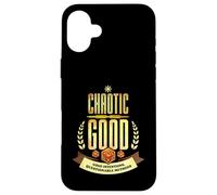 Chaotic Good D20 RPG Allineamento Gioco di ruolo Gamer TTRPG Custodia per iPhone 16 Plus