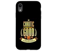 Chaotic Good D20 RPG Allineamento Gioco di ruolo Gamer TTRPG Custodia per iPhone XR