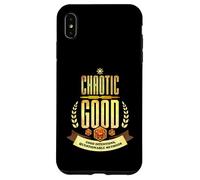 Chaotic Good D20 RPG Allineamento Gioco di ruolo Gamer TTRPG Custodia per iPhone XS Max