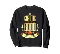 Chaotic Good D20 Rpg Allineamento Gioco di Ruolo Gamer TTRPG Felpa