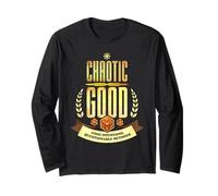 Chaotic Good D20 Rpg Allineamento Gioco di Ruolo Gamer TTRPG Maglia a Manica