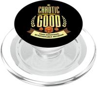 Chaotic Good D20 RPG Allineamento Gioco di ruolo Gamer TTRPG PopSockets PopGrip per MagSafe
