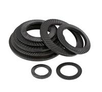 CHAOUYYZ 1-30 Rondelle Elastiche a Disco, Rondelle a Farfalla, Rondelle Cozigrinate Bilaterali M2,5-M36, Acciaio Al Carbonio e Acciaio Inox Acciaio/Carbon Steel/2Pcs M27