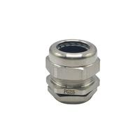 CHAOUYYZ 1 Pcs Waterproof Cable Gland Ss 304 Glands Ip68 Pg7 Pg9 M12 M16 Metal Joint Pg13.5 M20*1.5 Cable Fixing Seal Joint/M8*1.0 Fit 2-4Mm/ Size