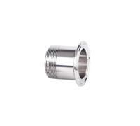 CHAOUYYZ 1 Pz Dn8 Dn15 Dn20 Dn25 Dn32 Bsp Acciaio Inossidabile Sanitario Ss316 Tri Clamp Raccordo Adattatore Filettato Maschio 1/2" 3/4" 1" 1-1/4"/ Color/Dn10 * Ferrule 25.4