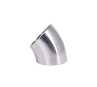 CHAOUYYZ 16 19 22 25 28 32 34 38 45 48 51Mm Od Butt Welding 45 Degree Elbow Ss 304 Sanitary Pipe Fitting Homebrew/304/89Mm Od_45 Degree Elbow