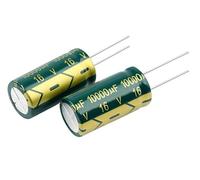 CHAOUYYZ Condensatore Elettrolitico in Alluminio ad Alta Frequenza a Bassa Esr 16 V 100 Uf 220 Uf 470 Uf 680 Uf 1000 Uf 1500 Uf 2200 Uf 3300 Uf 10000 Uf 10-100 Pezzi/16V1500Uf-100Pcs