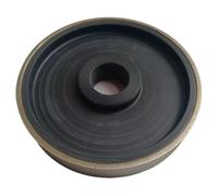 CHAOUYYZ Mola Abrasiva Diamantata Elettrolitica con Foro da 32 Mm, 150 Mm, 6" Pollici, Mola Lucidante Parallela in Lega Di Plastica Matrix 80# 240# 400# 800#/150Mm/180#