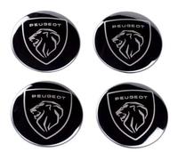 CHAOWEIFB 4 Pezzi Auto Ruota Centro Coprimozzi Adesivi per Peugeot RCZ 2010-2013, Tappi Coprimozzo Adesivo Cerchioni Mozzo Badge Accessori Tuning,50mm