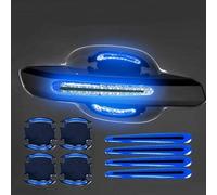 CHAOWEIFB 8 Pezzi Adesivi per Maniglia Portiera Auto per Toyota Corolla Cross 2022 2023 2024, Maniglia Portiera Pellicola Protettiva Riflettente AntiGraffio Adesivi,Blue