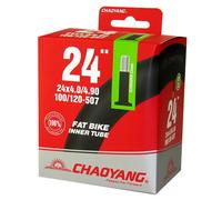 Chaoyang Europe Tube, Camera d’Aria per Fat Bike, 24 x 4/4,9 Av, Colore: Nero Unisex Adulto, 0