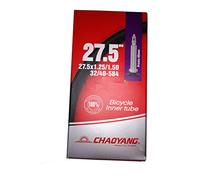 CHAOYANG, Inner Tube 27,5x1,25-1,50 Presta Valve 48mm Threaded Unisex adulto, Nero, 27.5