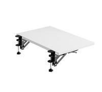 Chaoyilian Prolunga scrivania ergonomica,Estensione da Scrivania,Tavolo di Estensione della Scrivania,Morsetto per Vassoio per Tastiera,bracciolo,Pieghevole,Senza Perforazione,per Uffici,Home