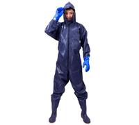 Chaoyilian Waders Traspirante da Pesca Stivale Scafandro Impermeabili,Waders Pesca,Waders Pesca da Uomo,Waders Impermeabile,leggero,Traspirante,Adatto per cantieri edili,pesca,allevamenti