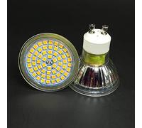 ChaoZan Lampadina in vetro LED GU10 3.5W sostituisce le lampade alogene da 30W, bianco caldo,lampadina per faretto LED con angolo del fascio di 120 °, 350LM, 230V,non dimmerabile,confezione da 20