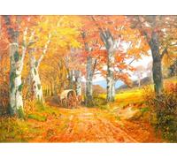 Chaozhirui Kit di ricamo a punto croce fai da te Kit per ricamo Apocalisse dell'angelo dipinto a olio religioso Kit punto croce in cotone 11CT 40x50cm
