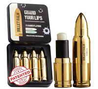 ChapChamp - Regalo con brevetto in attesa per proprietari di armi: con il nostro design in attesa di brevetto per gli appassionati di armi da fuoco, questo balsamo per labbra a forma di proiettile è