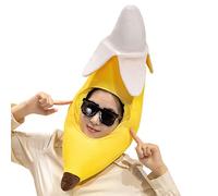 Chapeau Banana En Peluche Jaune -Accessoire De Cosplay Tropical | Ensemble De Couvre-chef Amusant Pour Photos, Avec Rembourrage Doux, Pour Adultes, Adolescents, Femmes Et Hommes, Idéal Pour Les Fêtes,