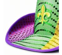 Chapeau De Cowboy - Brillants Paillettes Colorés Mardi Gras | Chapeau Costume Carnaval | Mascarade, Fête, Saint-Patrick, Séance Photo, Festival, Célébration, Cosplay, Déguisement, Accessoire, Vacances