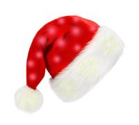 Chapeau De Noël LED - Chapeau De Couleur Changeante, Bonnet de Noel in peluche, Décorations De Noël, Chapeau De Cosplay De Lumières LED De Vacances Pour, Adultes,