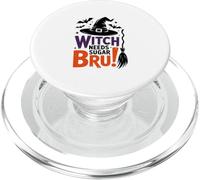 Chapeau de sorcière drôle pour Halloween PopSockets PopGrip per MagSafe