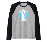 Chapinlandia Guatemala 502 Chapin Quetzal Guate Antigua Maglia con Maniche Raglan