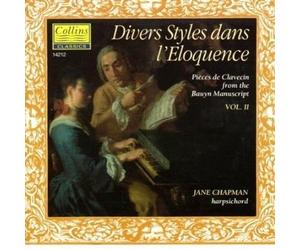 CHAPMAN JANE (cembalo) - Divers Styles Dans l Eloquence