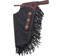 Chaps Western Chinks in pelle su misura per uomini, donne e bambini, unisex, fatto a mano, con giogo (extra large)