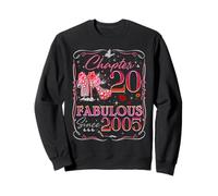 Chapter 20 Fabulous Since 2005 Diamond Heels 20th Birthday Felpa
