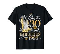 Chapter 30 Fabulous EST 1996 30th Birthday Queen Diamond Maglietta