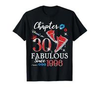 Chapter 30 Fabulous Since 1996 30th Birthday Women Girls Maglietta