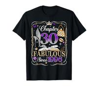 Chapter 30 Fabulous Since 1996 High Heel 30th Birthday Women Maglietta