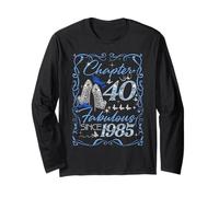 Chapter 40 Fabulous Since 1985 40th Diamond Birthday Queen Maglia a Manica