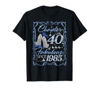 Chapter 40 Fabulous Since 1985 40th Diamond Birthday Queen Maglietta